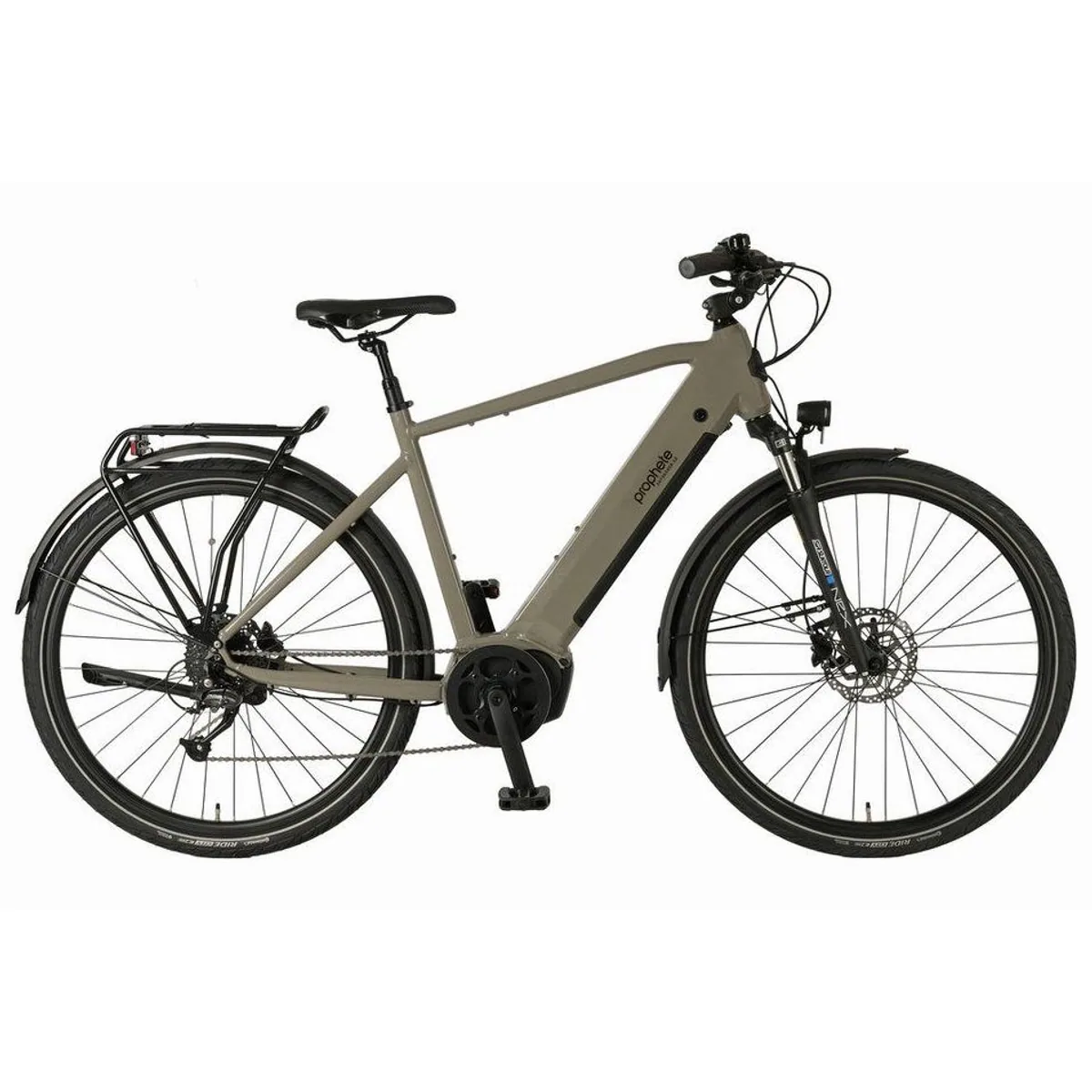 Prophete Entdecker 3.0 E-Bike, 9-Gang Shimano, Mittelmotor, 360 Wh — Eleganz, Komfort, Vielseitigkeit