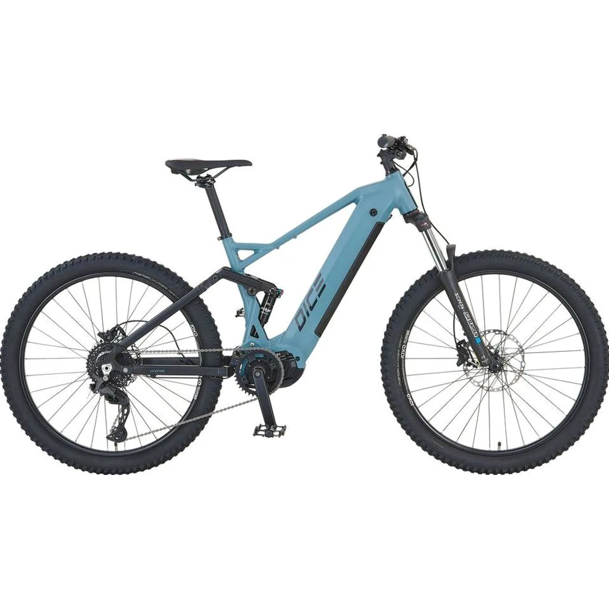 Prophete Dice 4.0 E-Mountainbike, 10 Gang Shimano Cues, Mittelmotor, 480 Wh — Sportlich, robust, leistungsstark