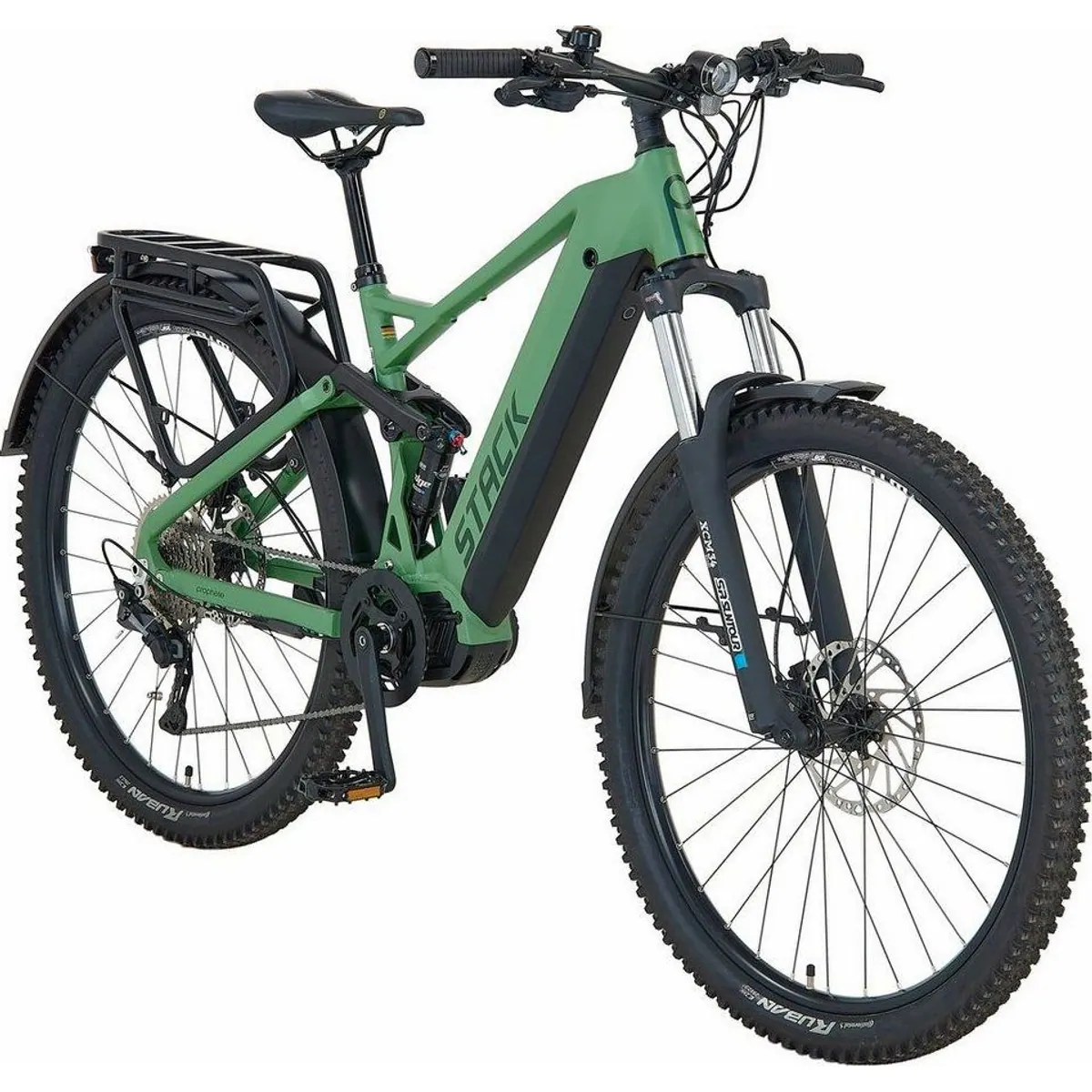 Prophete Stack 5.0 E-Bike, Mittelmotor, 720 Wh, Kettenschaltung — 29“ Bereifung, Hydraulische Scheibenbremsen, LED-Beleuchtung 2