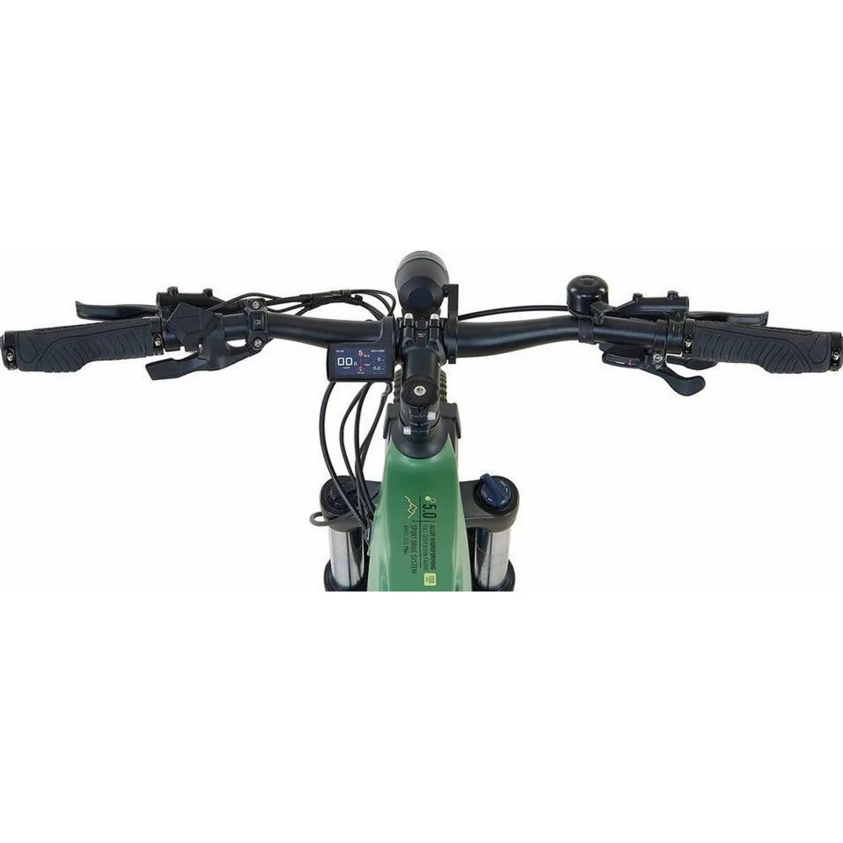 Prophete Stack 5.0 E-Bike, Mittelmotor, 720 Wh, Kettenschaltung — 29“ Bereifung, Hydraulische Scheibenbremsen, LED-Beleuchtung 3