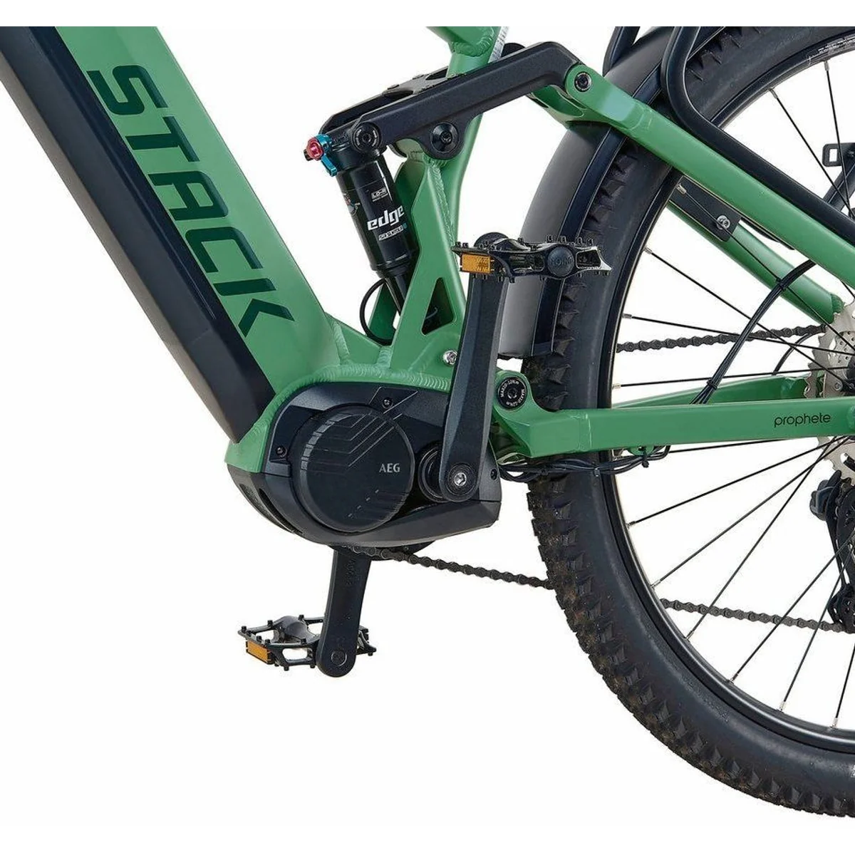 Prophete Stack 5.0 E-Bike, Mittelmotor, 720 Wh, Kettenschaltung — 29“ Bereifung, Hydraulische Scheibenbremsen, LED-Beleuchtung 5