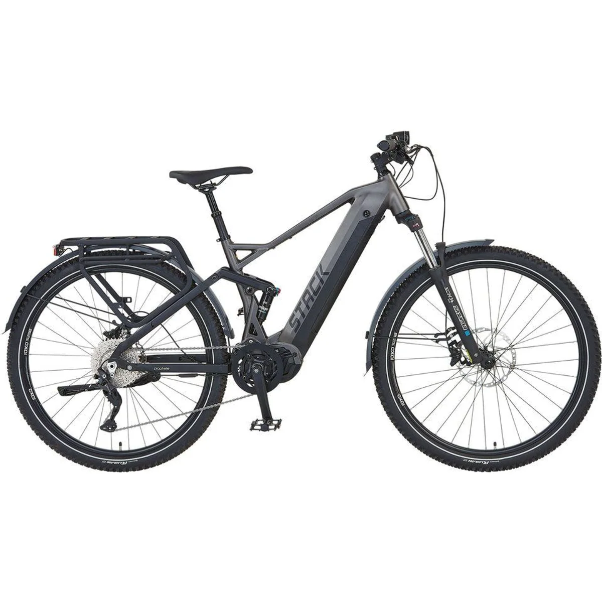 Prophete Stack 5.8 E-Bike, 48V Mittelmotor, 29-Zoll Reifen, 10-Gang Shimano Deore
