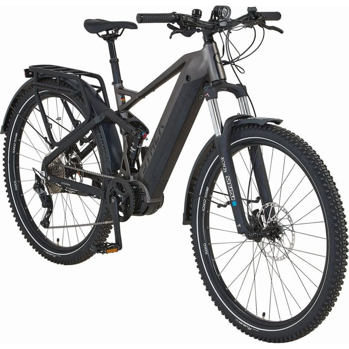 Prophete Stack 5.8 E-Bike, 48V Mittelmotor, 29-Zoll Reifen, 10-Gang Shimano Deore 2
