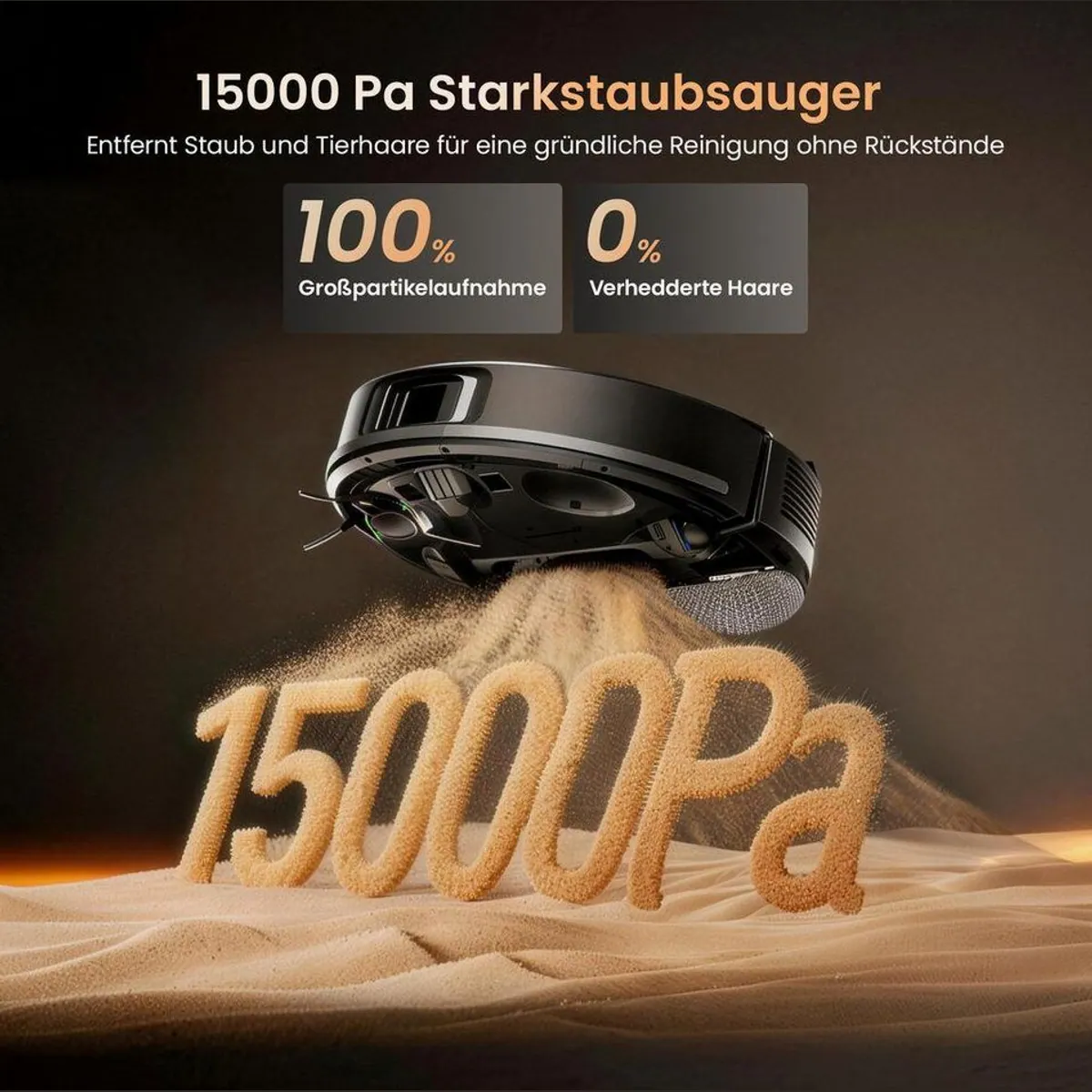 Proscenic Q20 Plus Saugroboter, 4-in-1 Reinigung, Dual-Laser LiDAR, beutellos 2