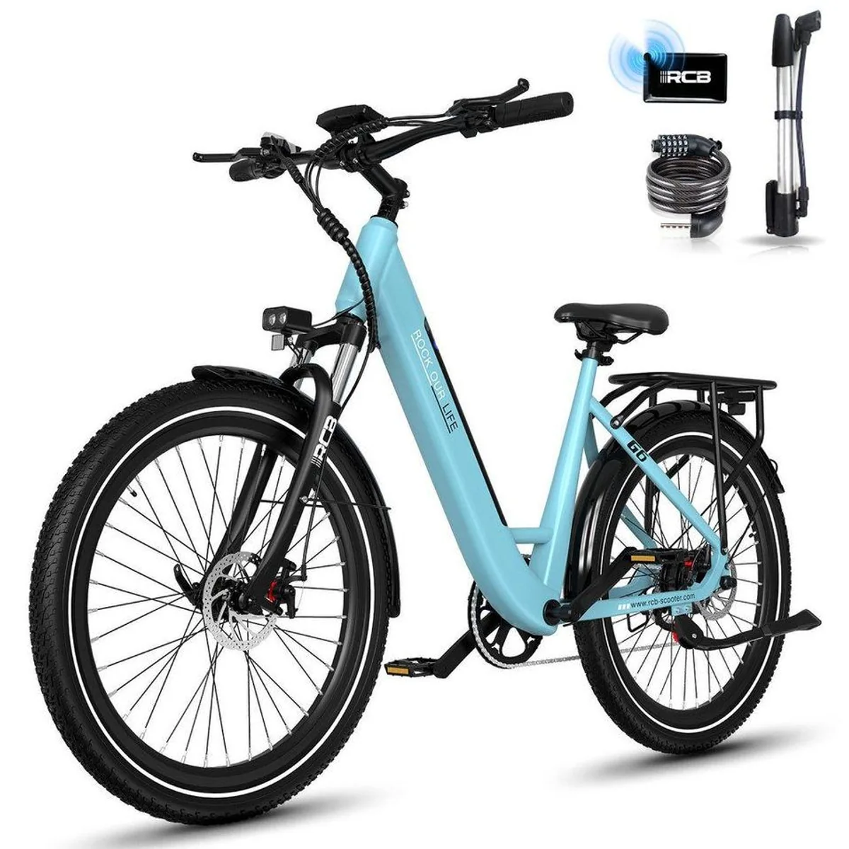 RCB E-Bike Pedelec G6, kraftvoller Motor, smarte Konnektivität, ergonomisches Design
