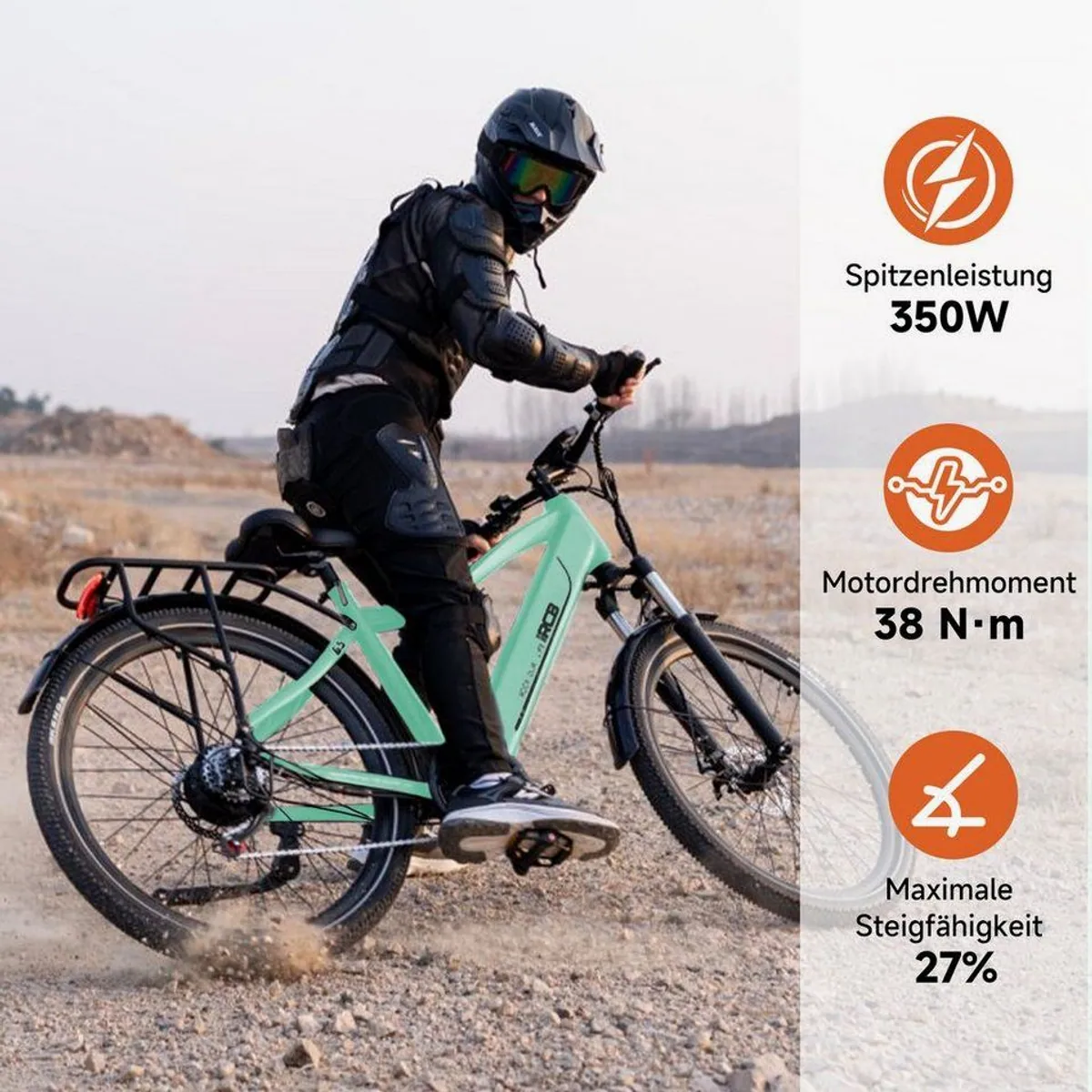 RCB E-Bike Pedelec G5, kraftvoller Motor, 7-Gang-Schaltung, smarte Technologie 3