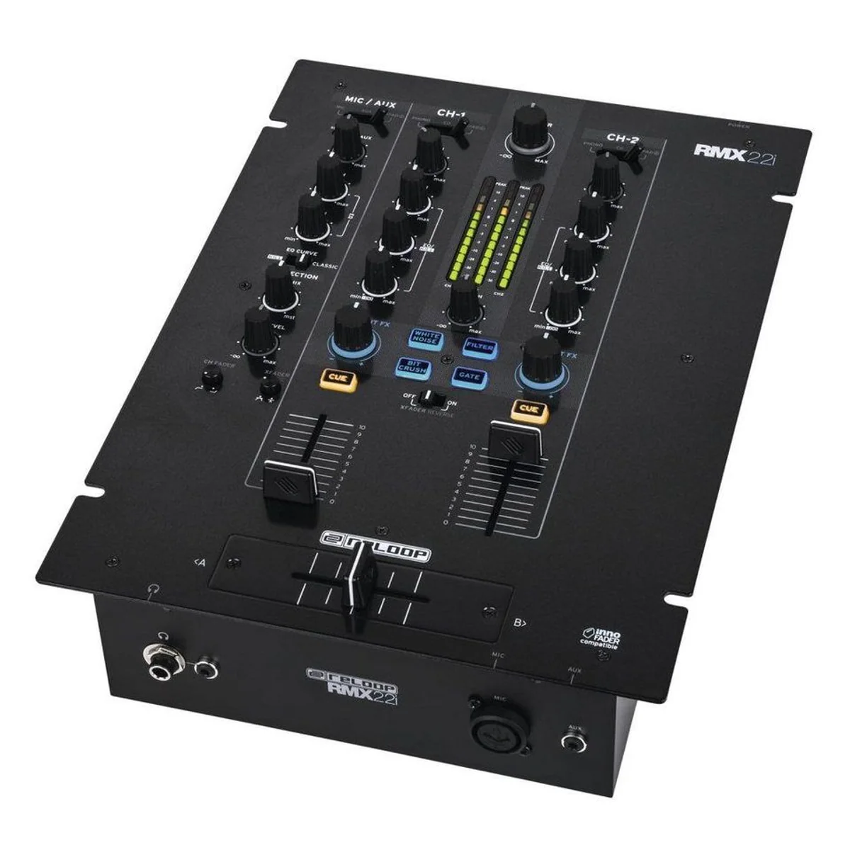 Reloop RMX-22i DJ Mixer, kompakte digitale Leistung, flexible Anschlüsse, robuste Bauweise 2