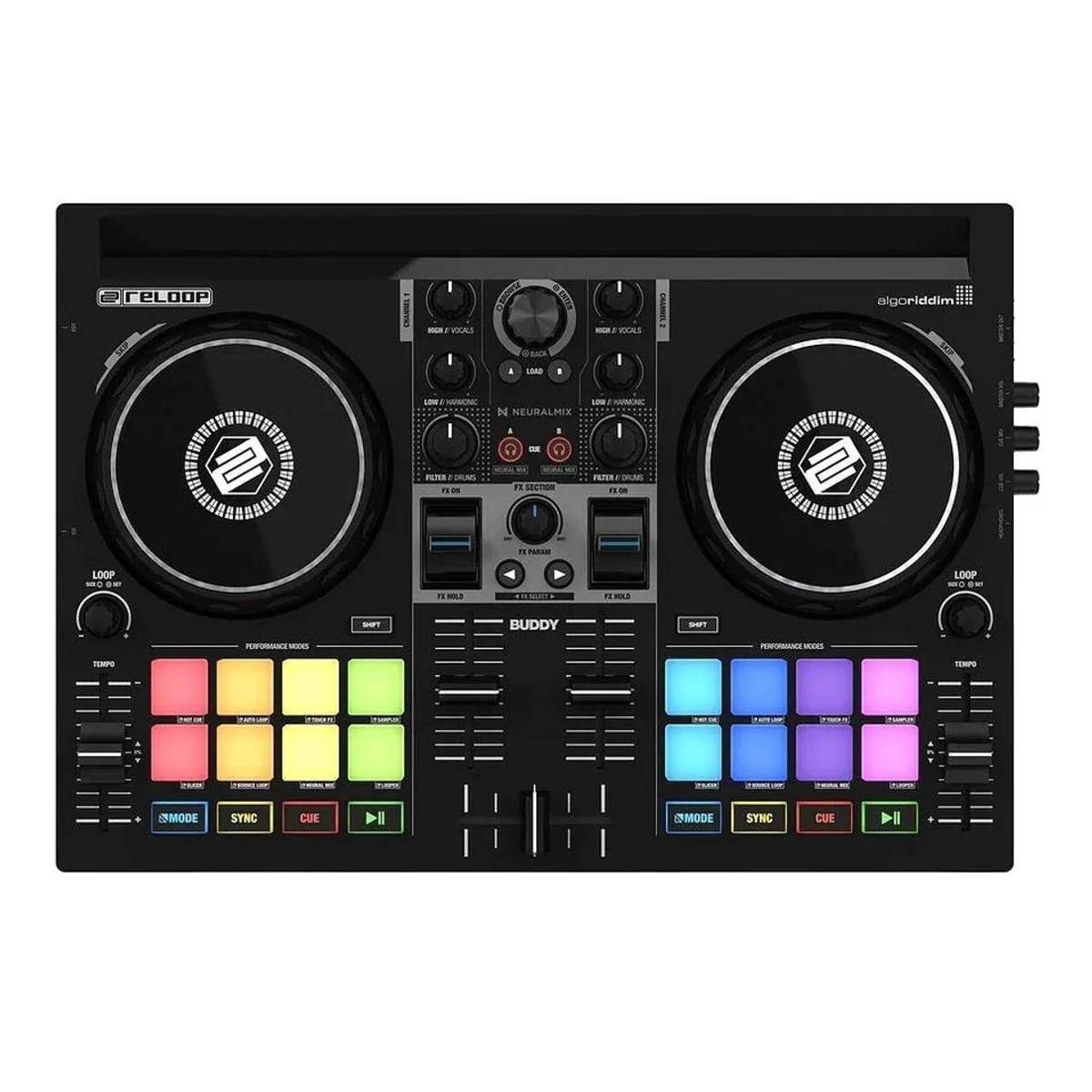 Reloop Buddy DJ Controller, kompakt, professionell, mobil