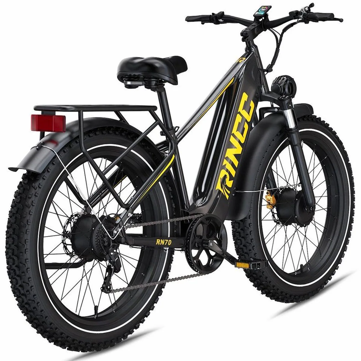 Rincc RN70 E-Bike Dual-Motor, 130 Nm Drehmoment, hyd. Bremsen, 48V 20Ah — bis 120 km Reichweite