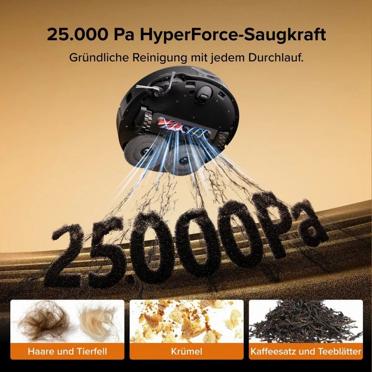 Roborock Qrevo Edge 2 Saugroboter, 25.000 Pa Saugleistung, flexibles Wischsystem 2
