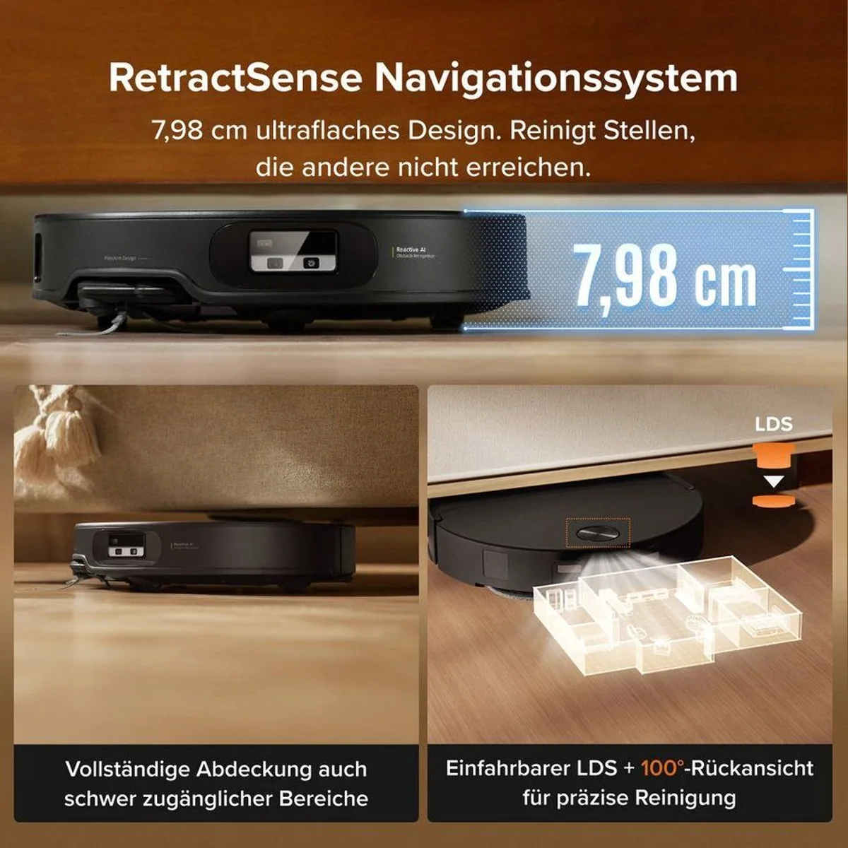 Roborock Qrevo Edge 2 Saugroboter, 25.000 Pa Saugleistung, flexibles Wischsystem 3