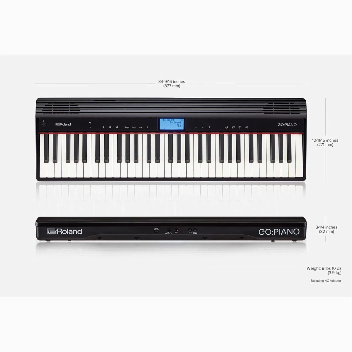 Roland Go Piano, Bluetooth-fähig, 61 Tasten — Kompakt, vielseitig, ideal für Anfänger 3