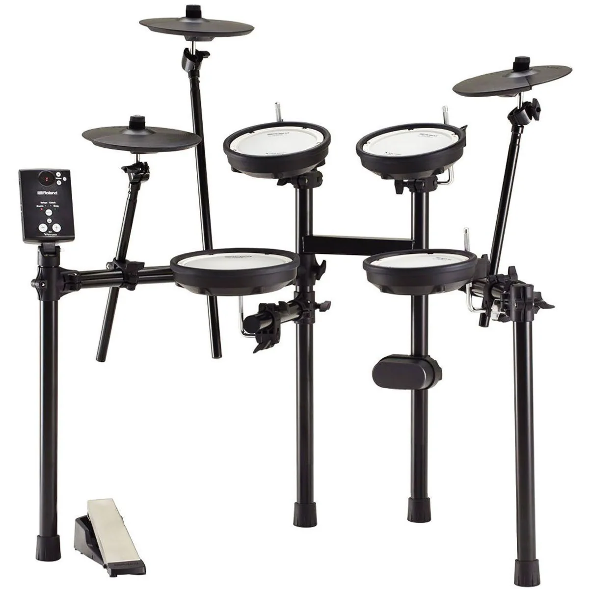 Roland TD-1DMK E-Drum, kompaktes Design, Realistisches Spielgefühl, Vielseitige Übungsfunktionen