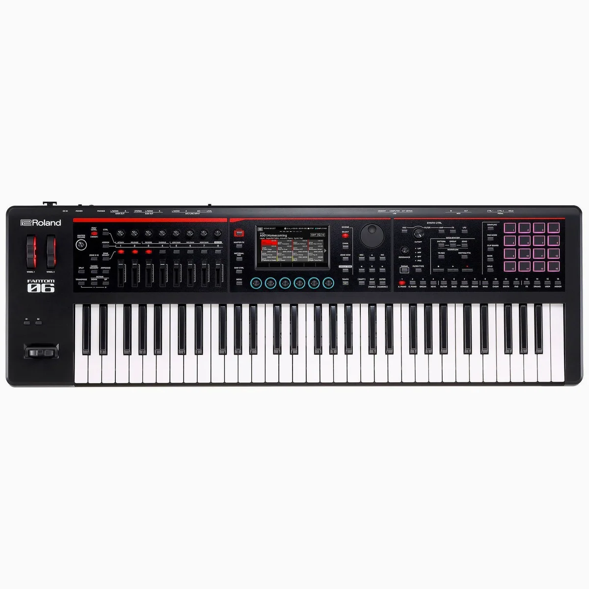 Roland Fantom-06 Synthesizer, 61 Tasten, hochauflösender Touchscreen — kompakt, vielseitig, leistungsstark 2