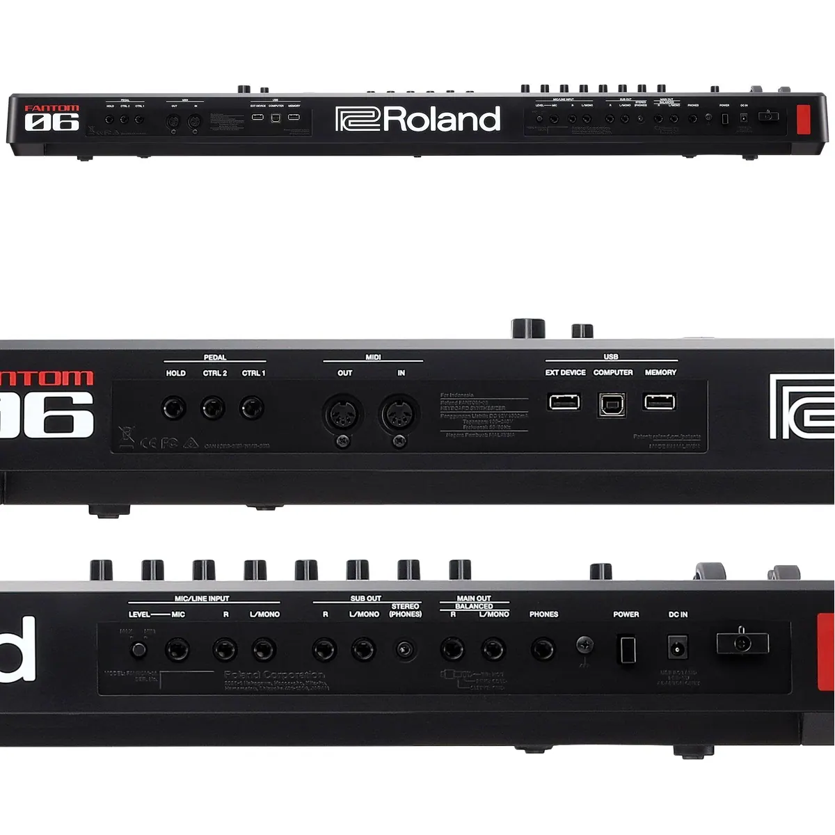 Roland Fantom-06 Synthesizer, 61 Tasten, hochauflösender Touchscreen — kompakt, vielseitig, leistungsstark 3