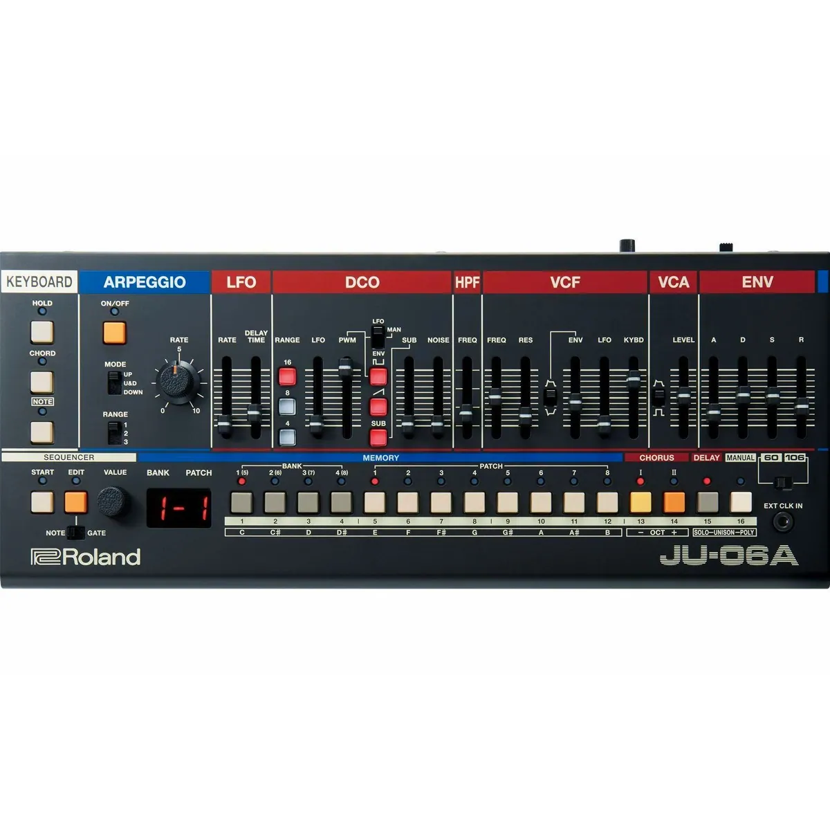 Roland JU-06A Synthesizer, Vintage JUNO-Sound, kompakt und mobil