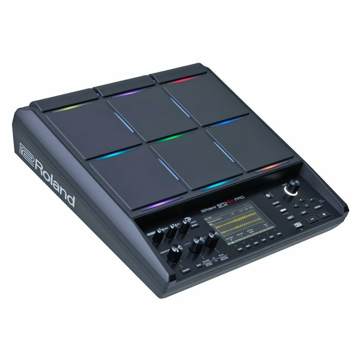 Roland SPD-SX PRO Sampling Pad, Neun hochsensiblen Pads, Farbdisplay, 32 GB Speicher