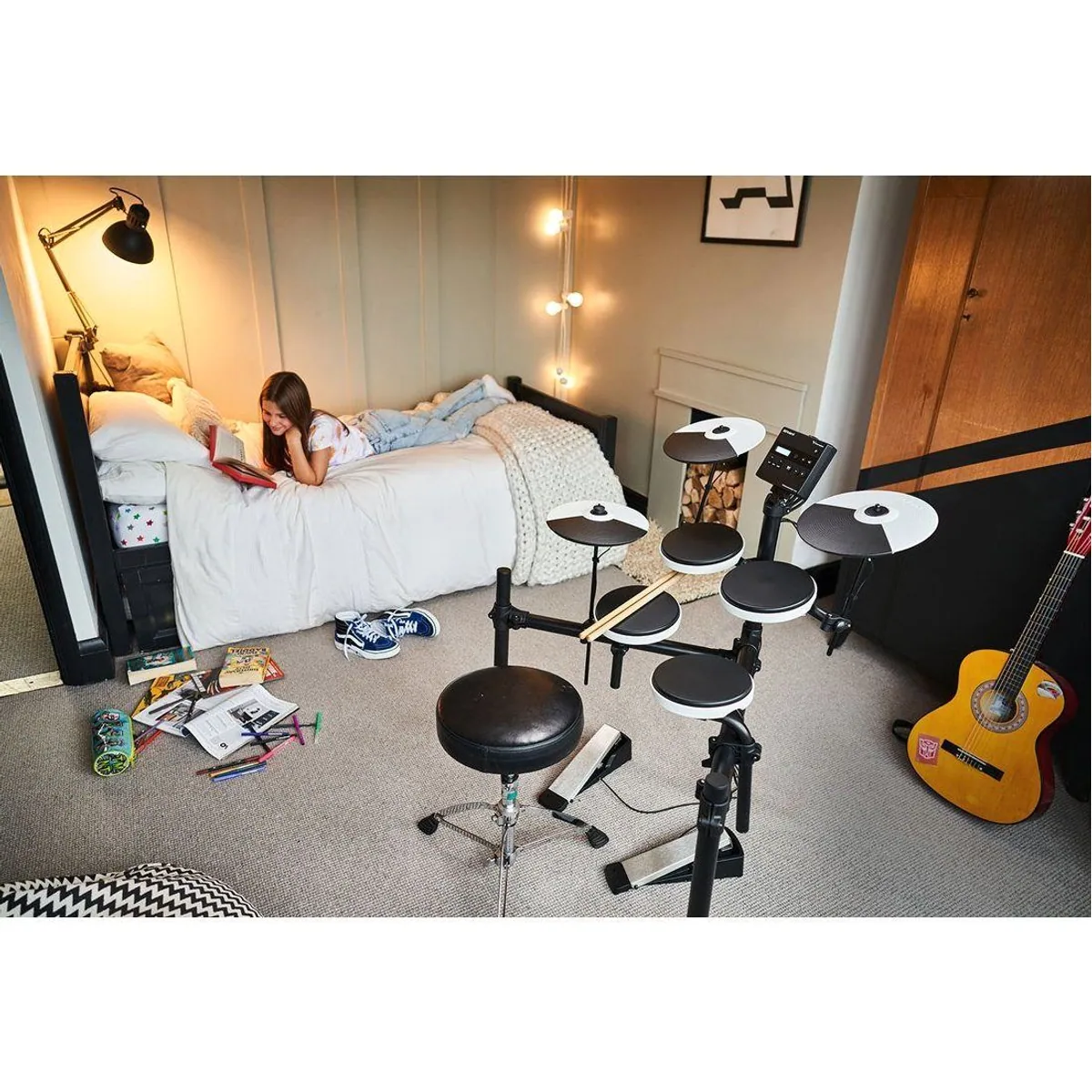 Roland TD-02K E-Drum, hochwertiges elektronisches Drumkit mit Übungsfunktionen 3