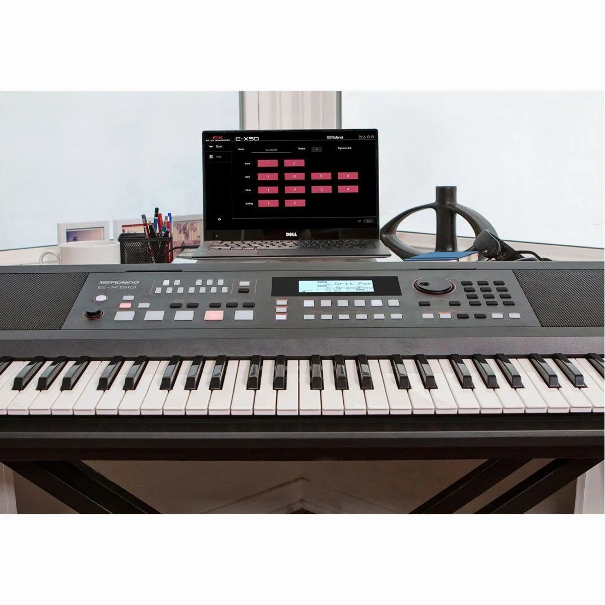 Roland E-X50 Entertainment Keyboard, professionelle Sounds, intuitive Bedienung, integriertes Lautsprechersystem 5