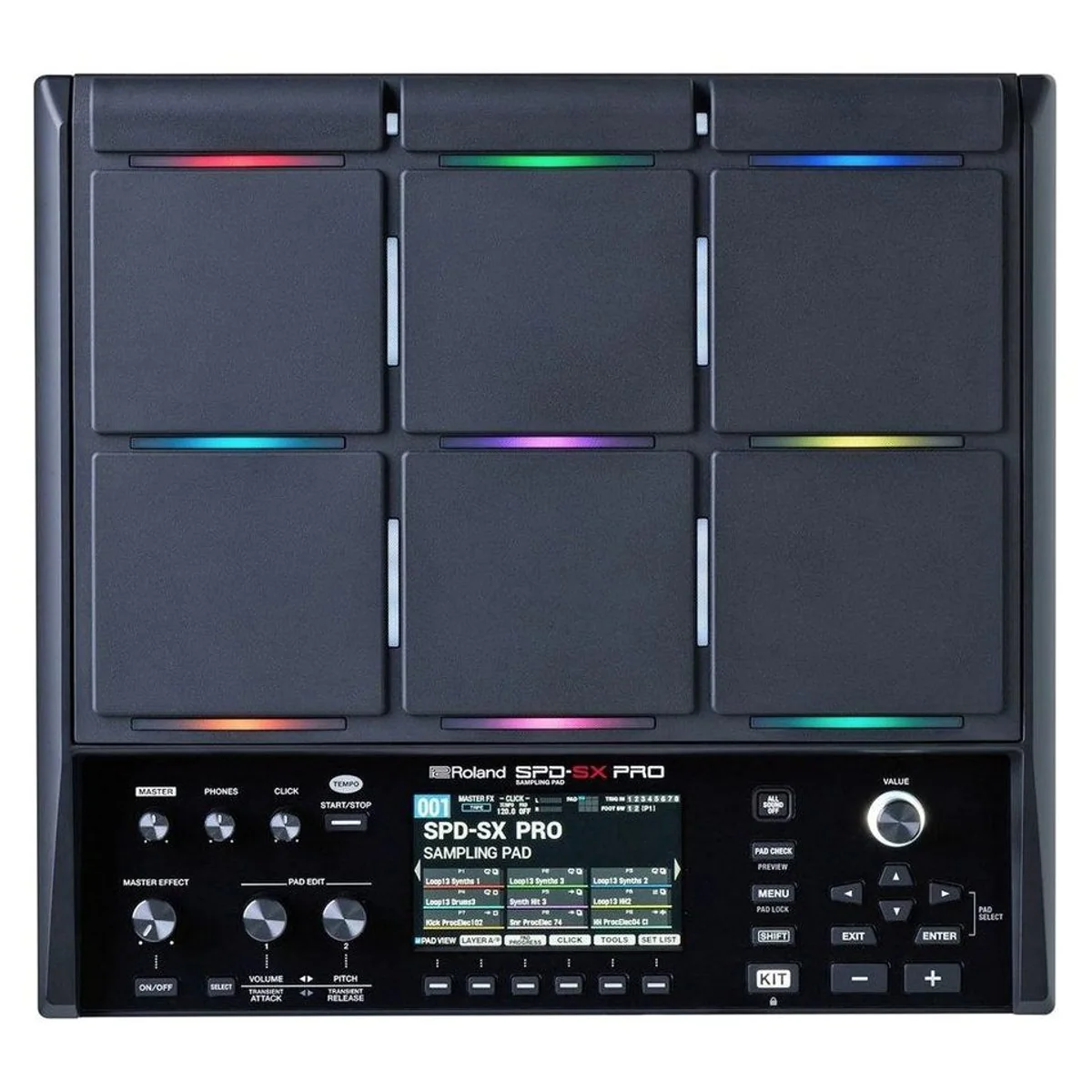 Roland SPD-SX PRO Sampling Pad, neun hochsensitiven Trigger-Pads, 32 GB Speicher 2
