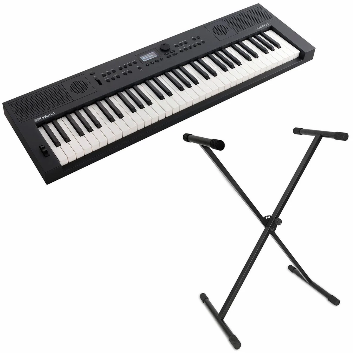 Roland GO:KEYS 5 Keyboard, 61 anschlagsdynamische Tasten, Zen-Core Soundengine, Bluetooth 5.0