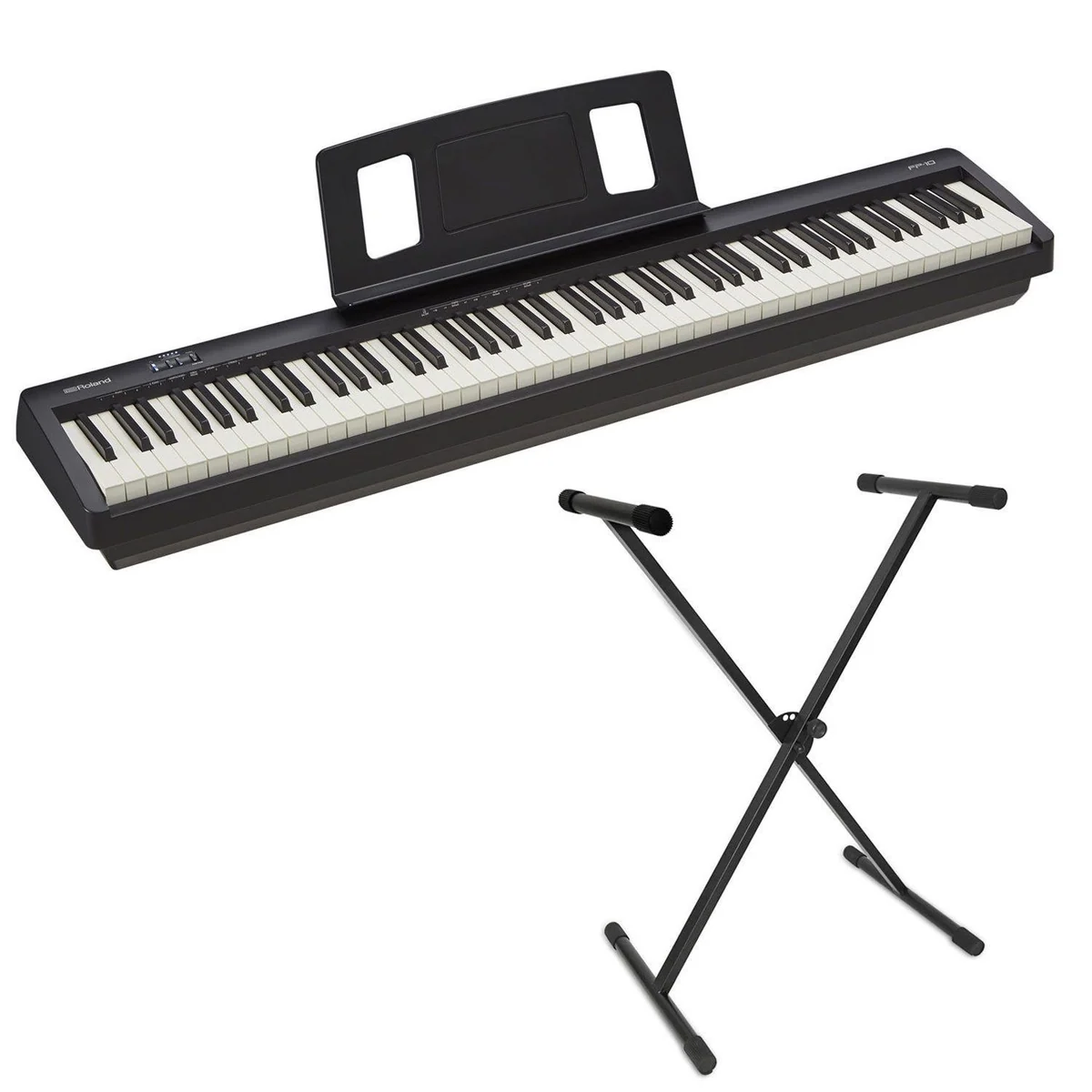 Roland FP-10 Digital Piano, authentischer Klang, tragbares Design, integrierte Lernfunktionen