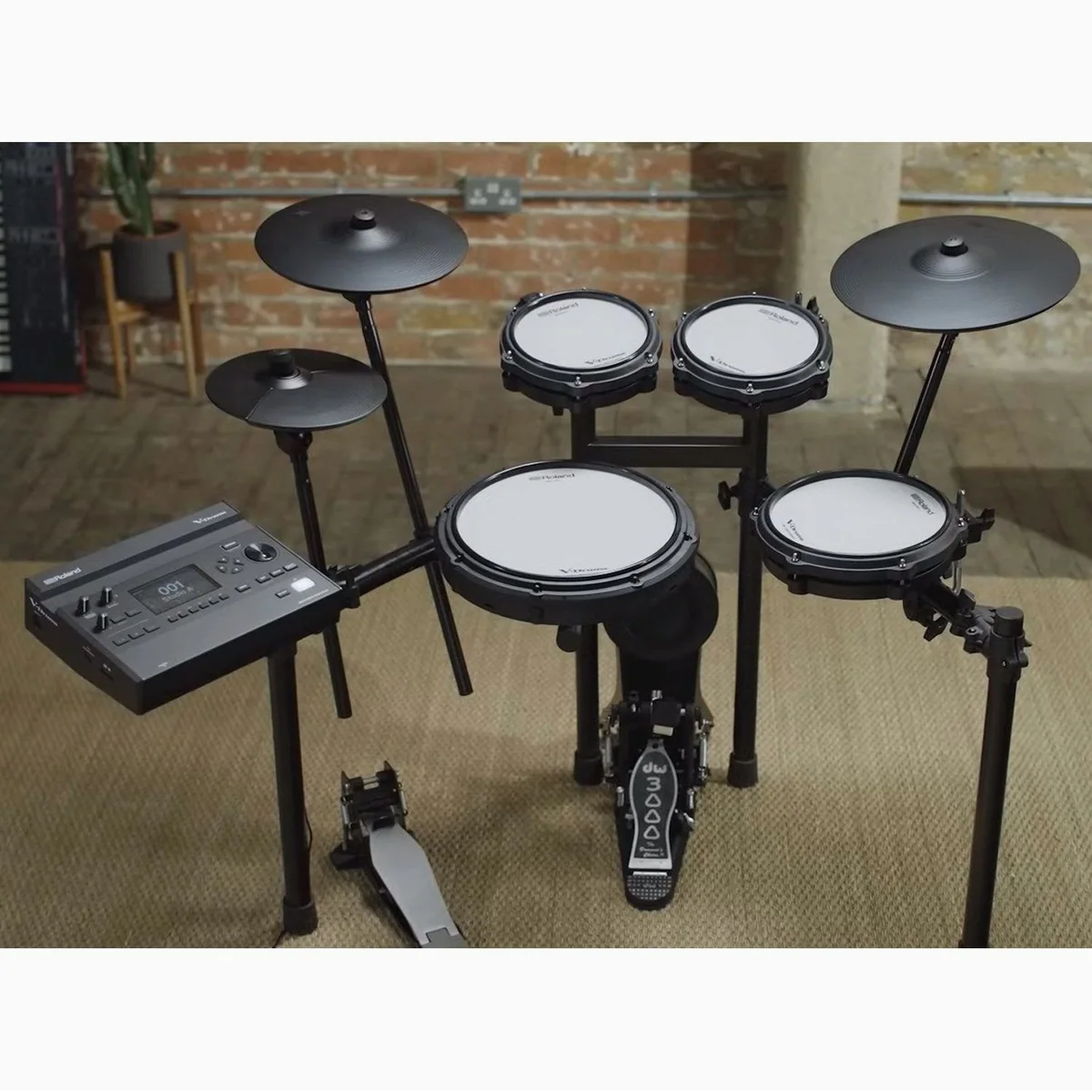 Roland E-Drum TD313, kompaktes Schlagzeug, modernes V31 Modul, erstklassige Soundbibliothek 4