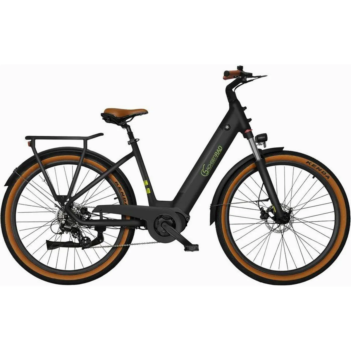 SachsenRAD C5 Cityrad, Mittelmotor mit 70NM, TFT Farb-LCD-Display, Alarmanlage — individuell anpassbare Fahrdynamik