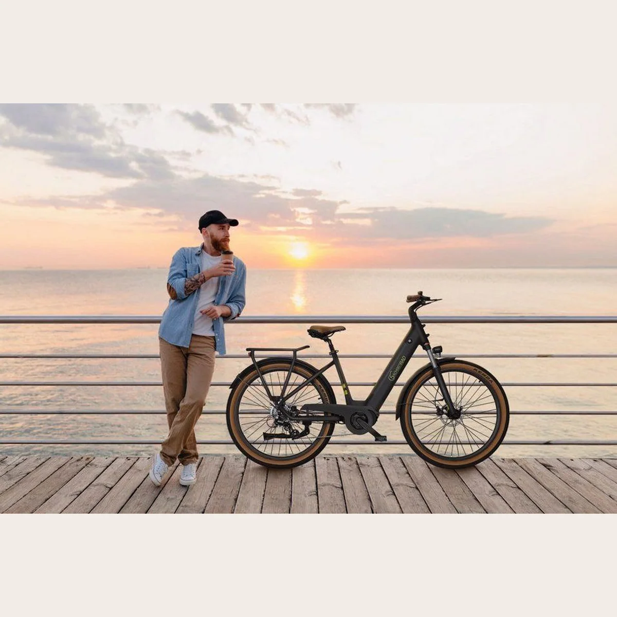 SachsenRAD C5 Cityrad, Mittelmotor mit 70NM, TFT Farb-LCD-Display, Alarmanlage — individuell anpassbare Fahrdynamik 3