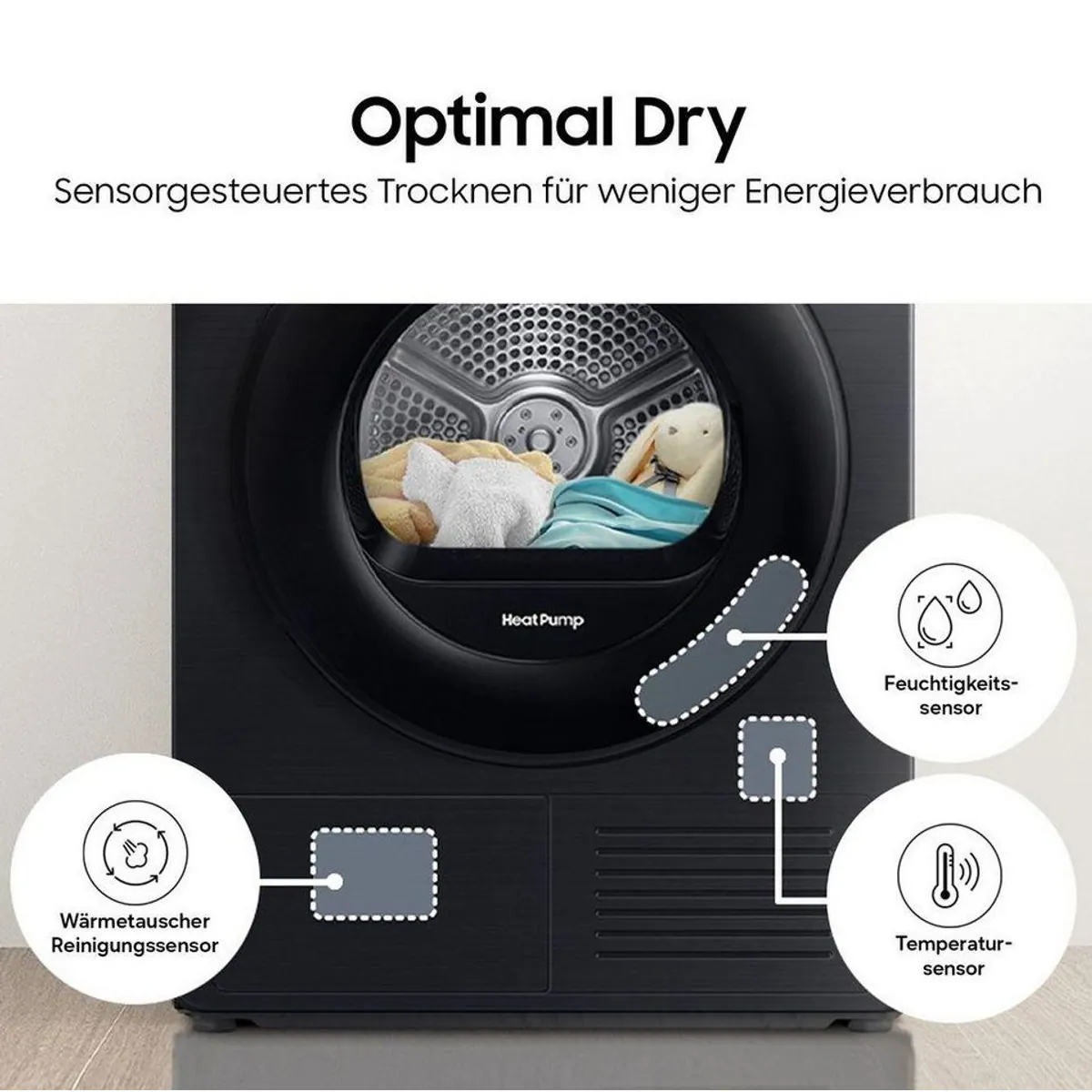 Samsung DV5000D Wärmepumpentrockner, Optimal Dry - intelligente Sensortechnologie 3
