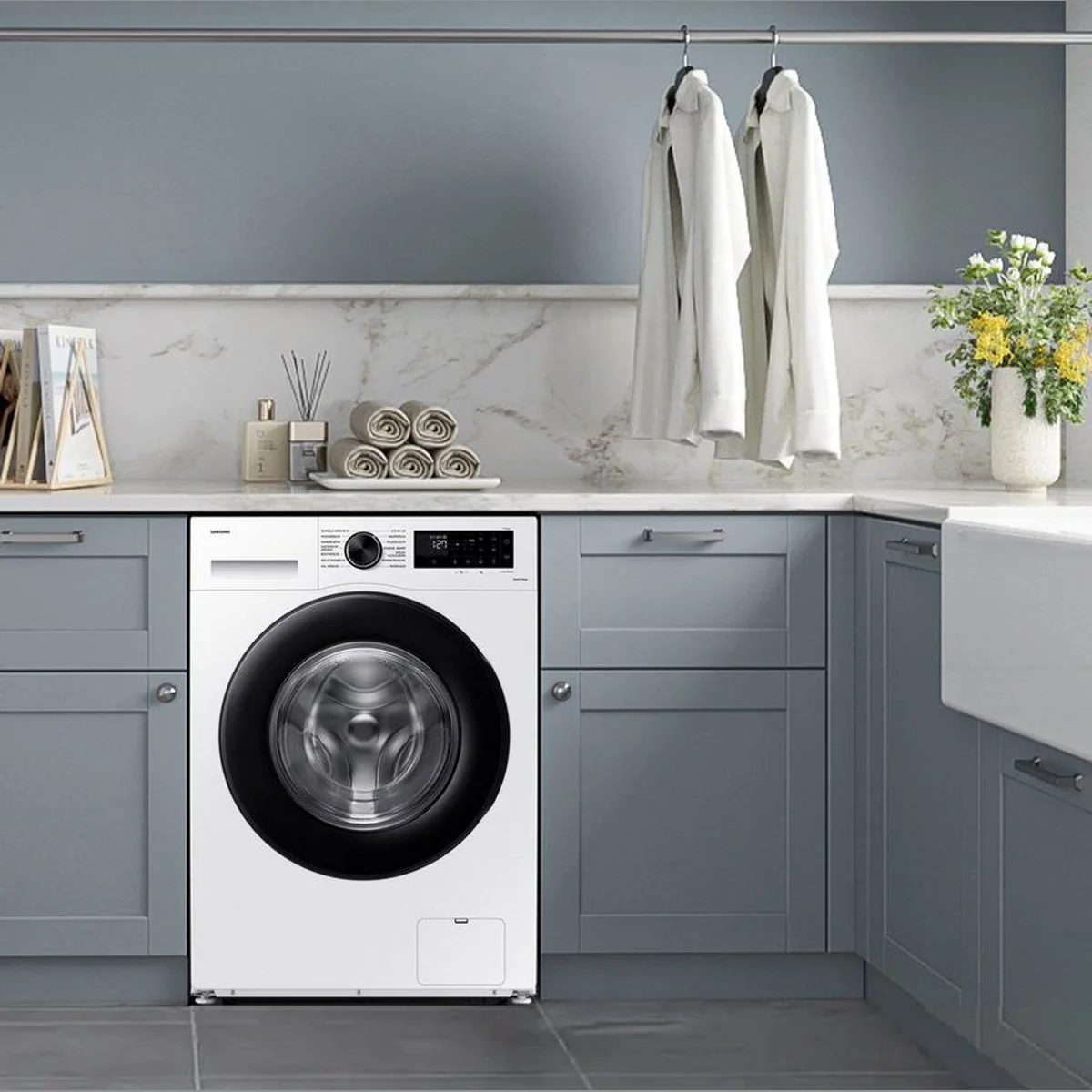 Samsung WW5000C WW9A-10W Waschmaschine, 9 kg Füllmenge, 1400 U/min Schleuderdrehzahl 2