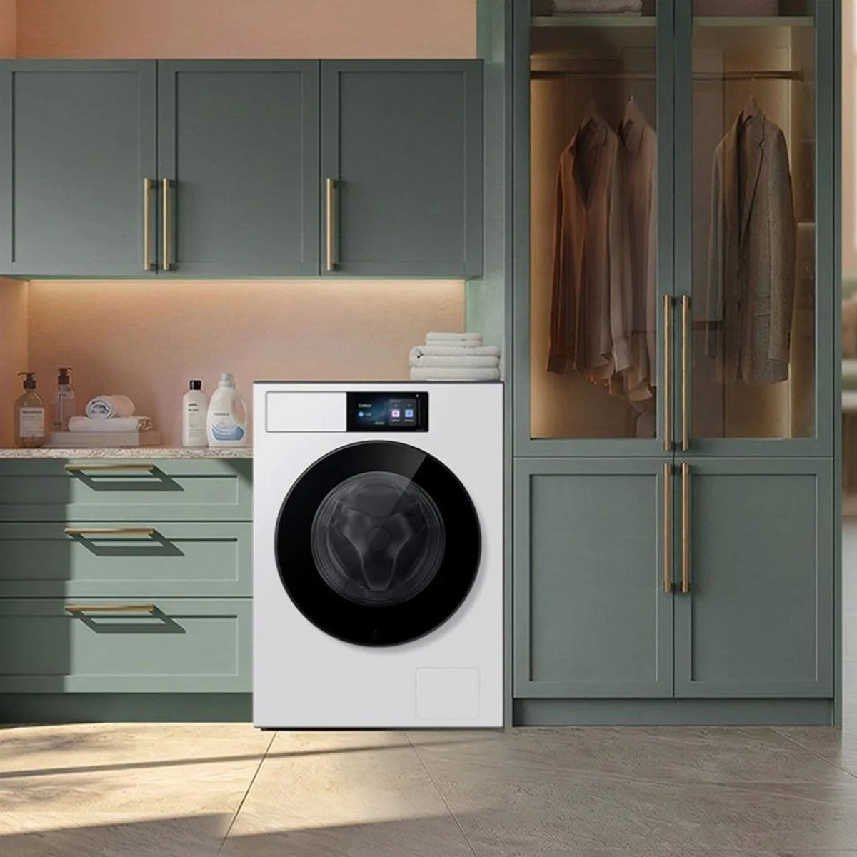 Samsung WF90H09C4W Waschmaschine, 9 kg, 1400 U/min, großes 7" Touchdisplay 2