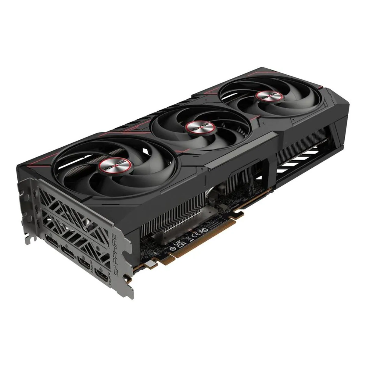 Sapphire Radeon RX 9070 XT Grafikkarte, hohe Leistung, erweiterte Kühlung, beeindruckende Grafik 3