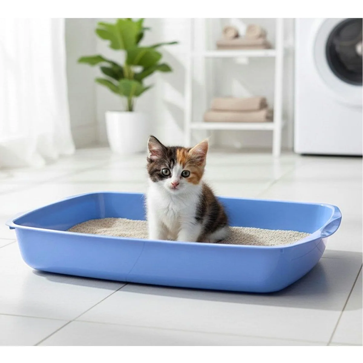Savic flache Katzentoilette, niedriger Einstieg, praktische Maße, vielseitige Farboptionen 3