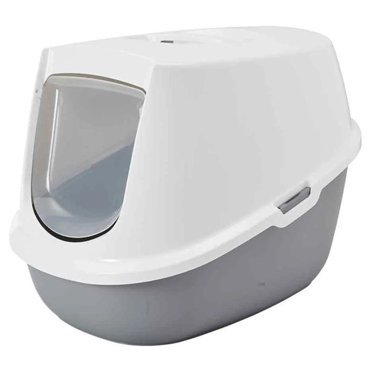 Savic Katzentoilette Robin, integrierter Griff, Aktivkohle-Filter, modernes Design