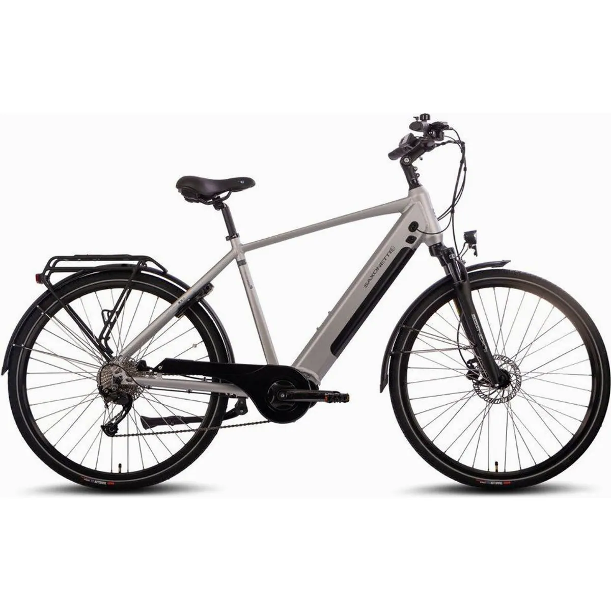 SAXONETTE Deluxe Sport E-Bike, 9-Gang Shimano Alivio, Mittelmotor, 418 Wh — Komfort und Sicherheit vereint