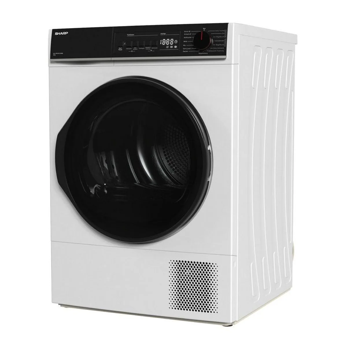 Sharp KD-PRO9S7GWB-DE Wärmepumpentrockner, 9 kg Fassungsvermögen, WiFi-Steuerung, SoftTouch-Bedienung 3