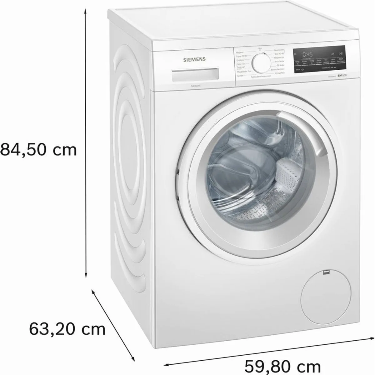 Siemens iQ500 WU14UT22 Waschmaschine, 9 kg Fassungsvermögen, 1400 U/min, Energiesparend 2