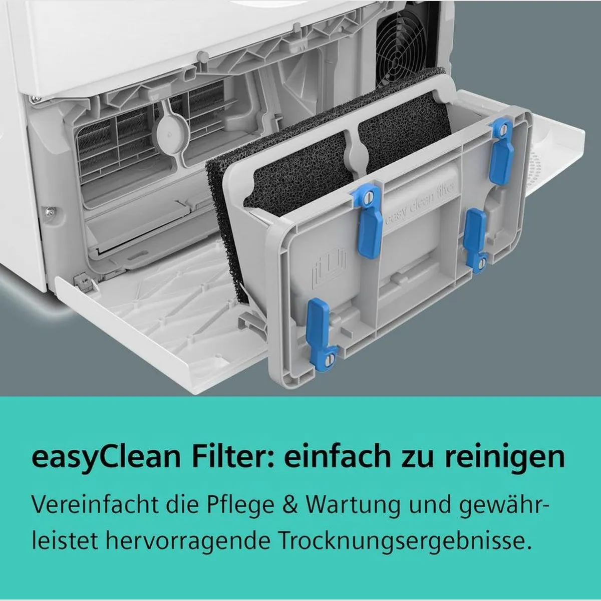 Siemens Wärmepumpentrockner iQ500 WQ33G2D01, einfache Reinigung, Outdoor-Programm 2