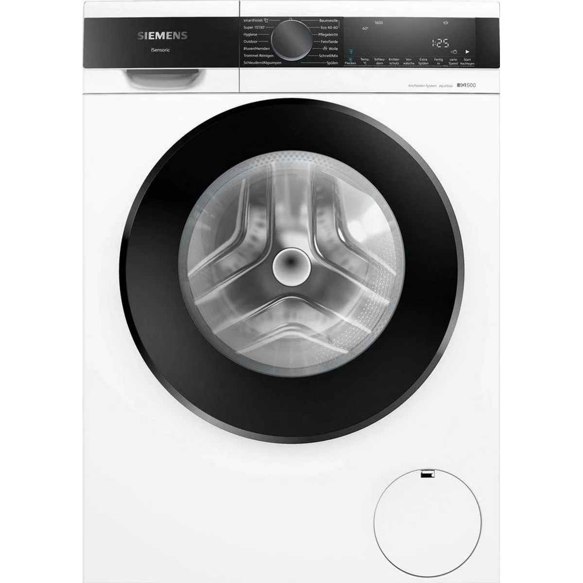 Siemens iQ500 WG56G2Z41 Waschmaschine, 10 kg, 1600 U/min, Knitter-Programm, Aqua Stop 2