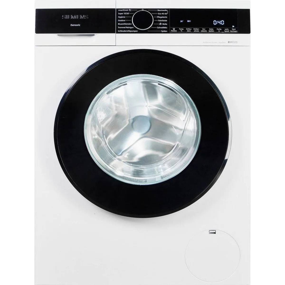 Siemens iQ500 WG56G2Z41 Waschmaschine, 10 kg, 1600 U/min, Knitter-Programm, Aqua Stop 3