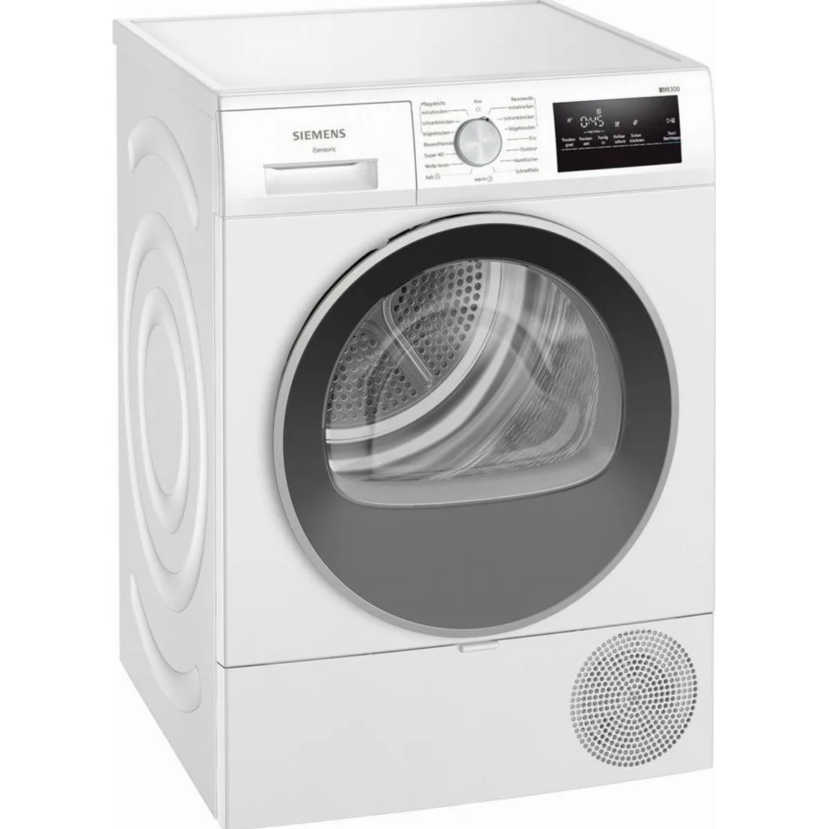 SIEMENS Wärmepumpentrockner iQ300 WT45HV0EM, einfache Reinigung, Outdoor-Programm
