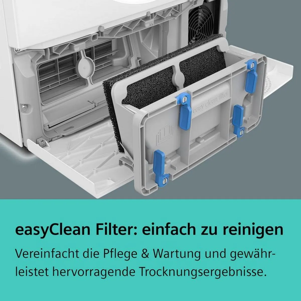 SIEMENS Wärmepumpentrockner iQ300 WT45HV0EM, einfache Reinigung, Outdoor-Programm 2