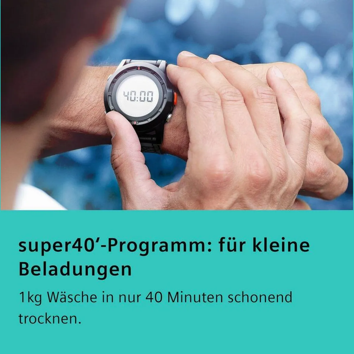 SIEMENS iQ700 WQ46B2D41 Wärmepumpentrockner, leisest mit 56 dB, selbstreinigender Kondensator 3