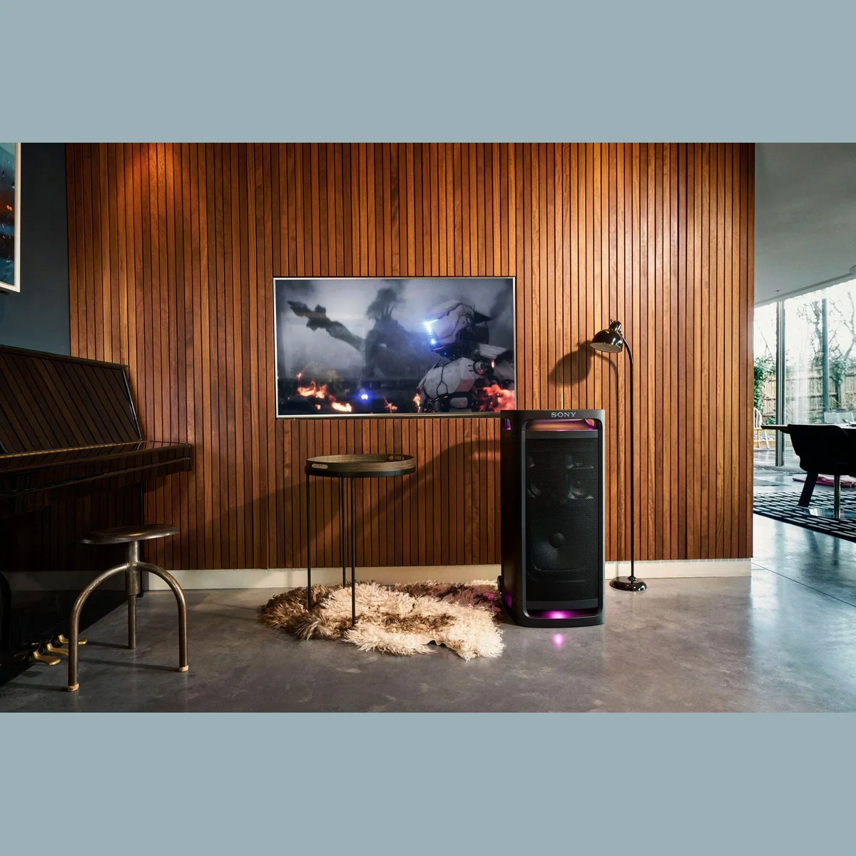 Sony ULT Tower 9AC Party-Lautsprecher, kraftvoller Stereo-Sound, integriertes Mikrofon 5