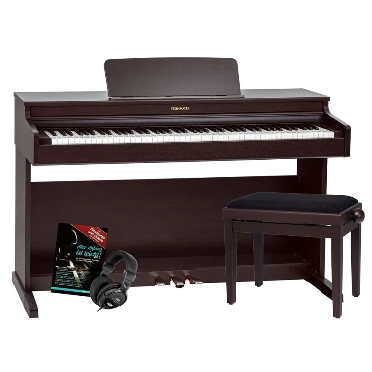 Steinmayer DP-321 E-Piano Set, 88 Tasten, Bluetooth, inkl. Zubehör