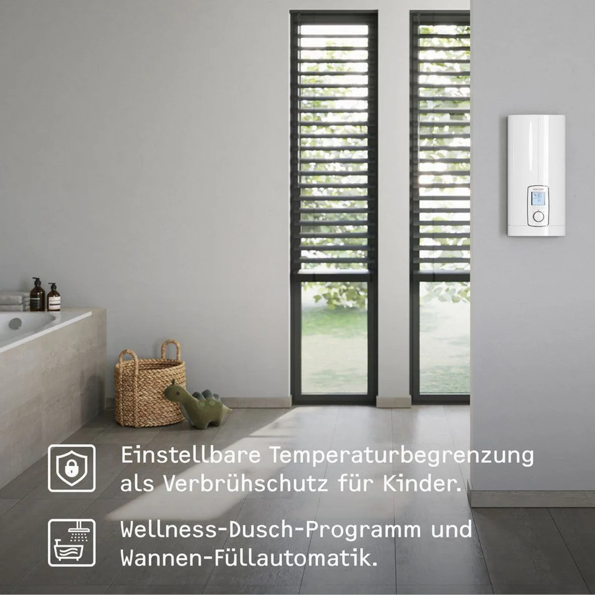 STIEBEL ELTRON DHE Komfort-Durchlauferhitzer, konstante Wassertemperatur, 4i Technologie, intuitive Bedienung 3