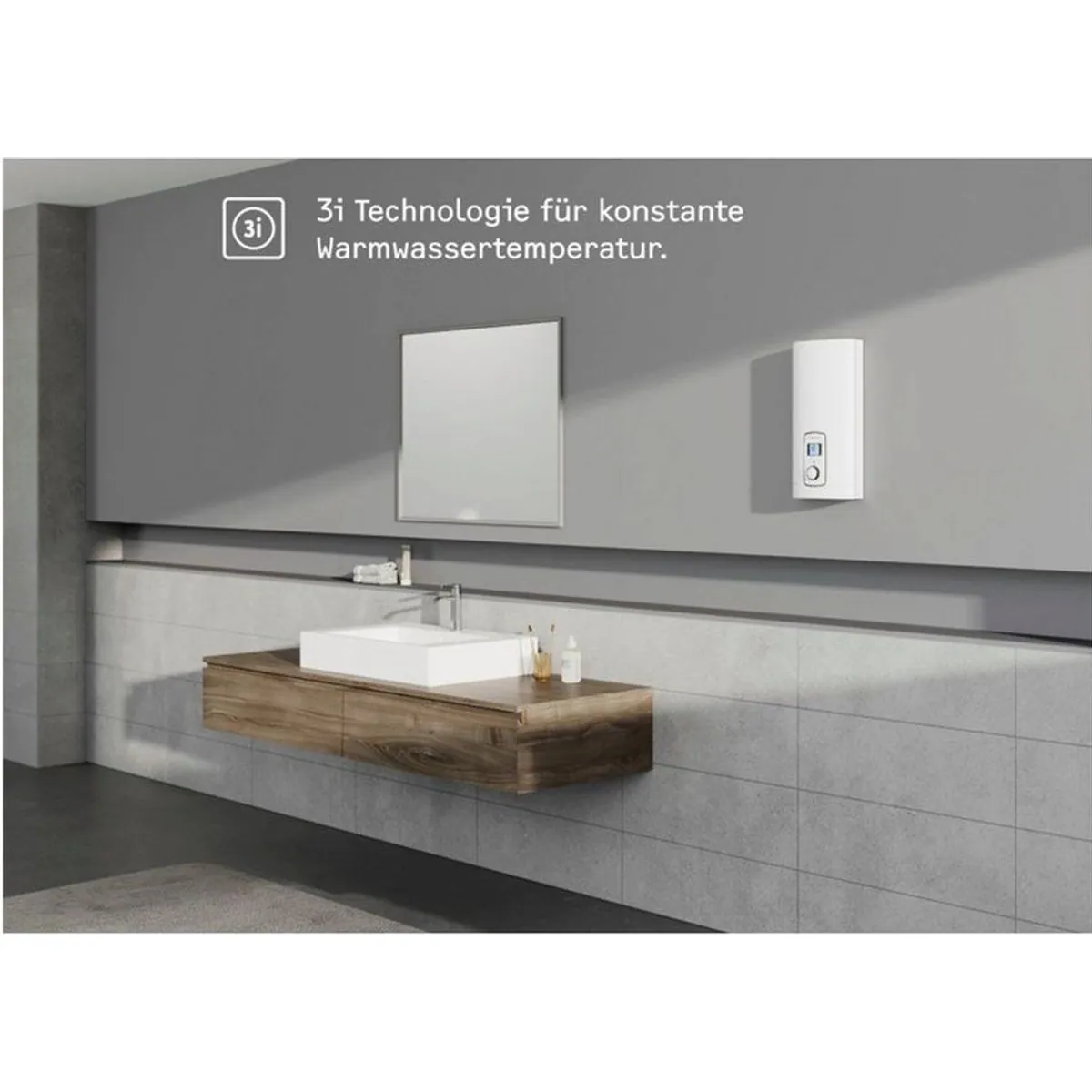 STIEBEL ELTRON DEL 18/21/24 Plus, gradgenaue Temperaturwahl, 3i Technologie, LC-Display 3