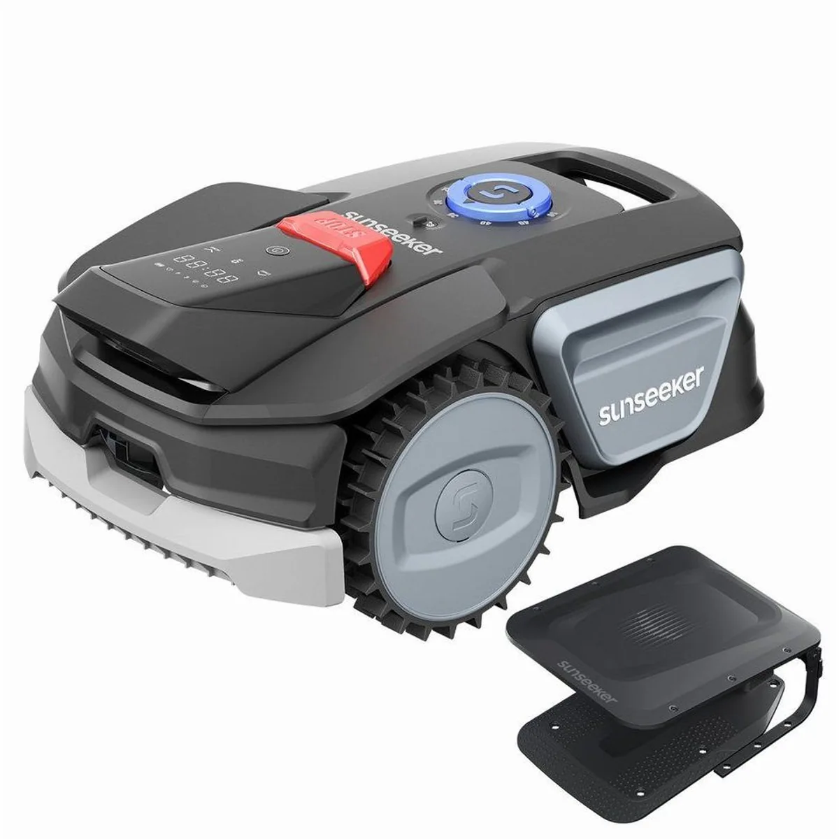 Sunseeker V1 Rasenmähroboter, einfache Bedienung, Vision AI, leise 55 dB
