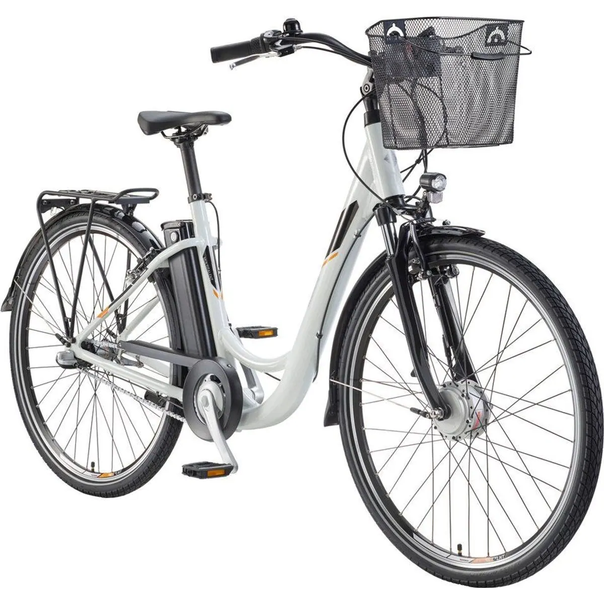 Telefunken E-Bike RC830, 250 W Frontmotor, 531,3 Wh Akku, 3-Gang Shimano Nexus — komfortables Cityrad für Damen und Herren
